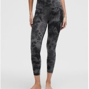 Lululemon Athletica Align HighRise Diamond Dye Pitch Graphite Grey Leggings